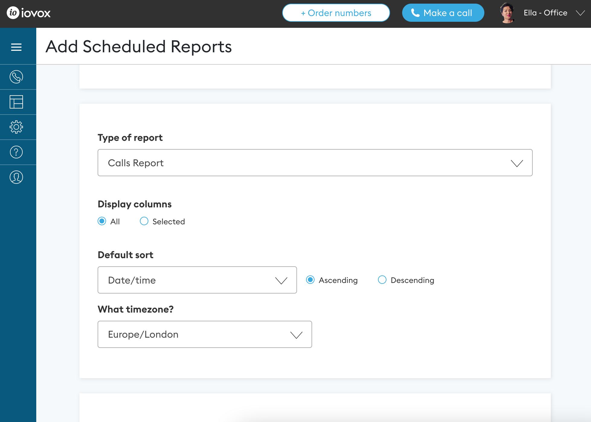 Sr report type Sr report type